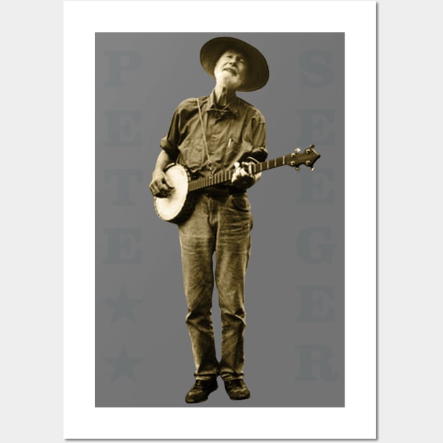 Pete Seeger Wall Art by PLAYDIGITAL2020